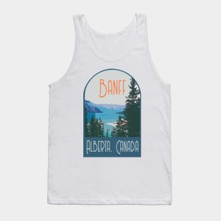 Banff Alberta, CA Decal Tank Top